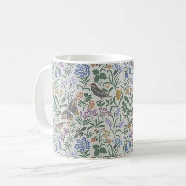 Tasse à café Voysey's Garden 2 (Devant gauche)