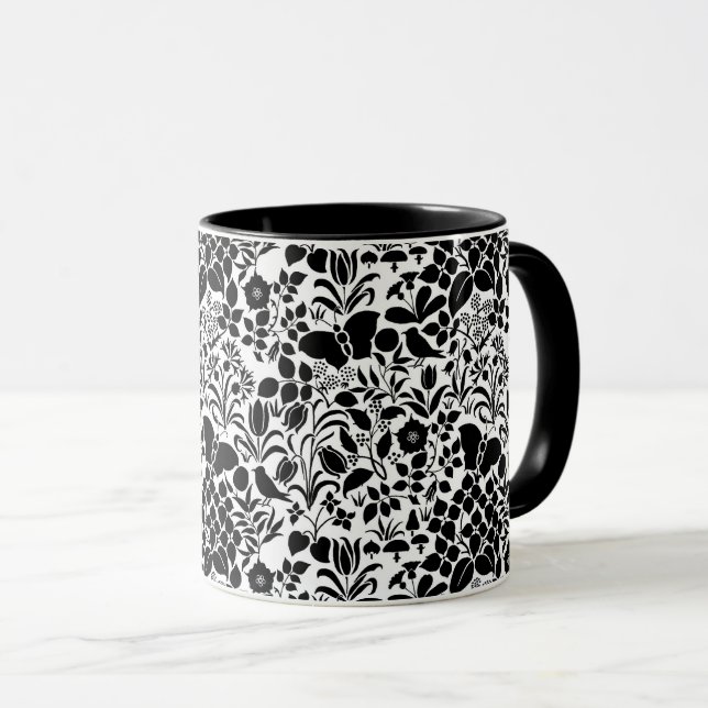 Tasse à café Voysey's Wildflowers (Devant droit)