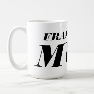 Tasse à café XL géante personnalisée