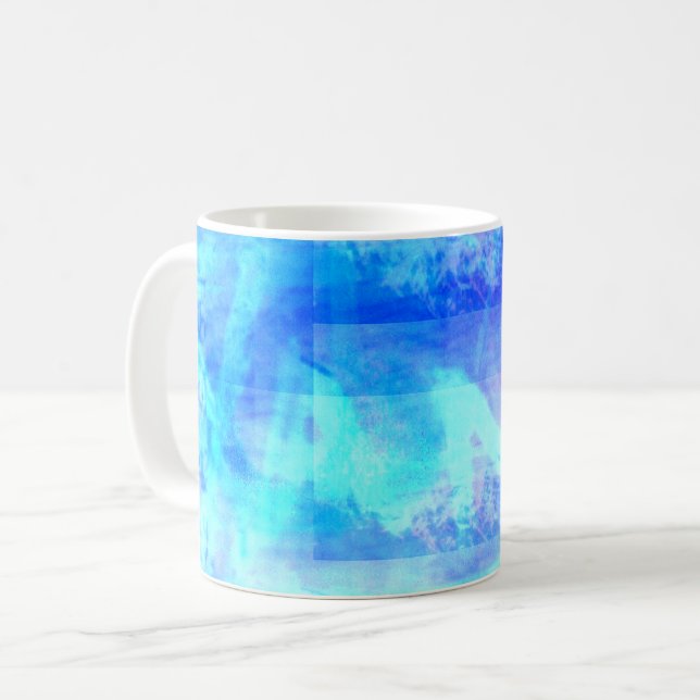 Tasse à café Yank bleue (Devant gauche)