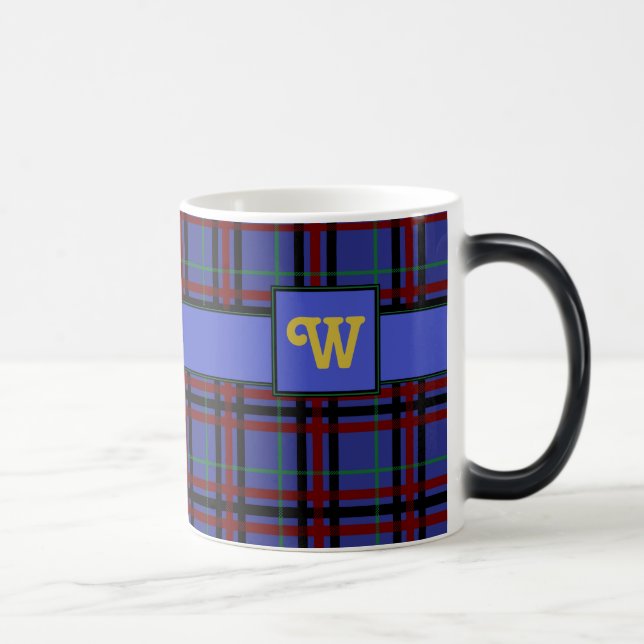 Tasse à carreaux aux tons de bijoux (Droite)