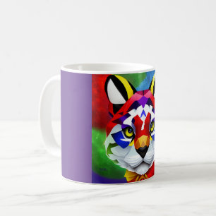 Tasse à centre violet Alexander's Cat