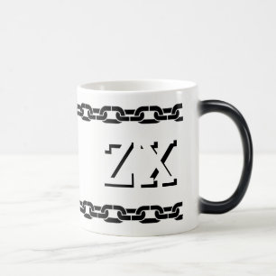 Tasse à chaînes Morphing de Chi de Zeta