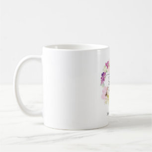 tasse à design floral 🌺