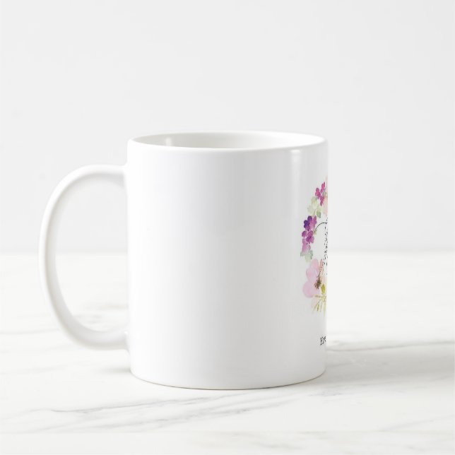 tasse à design floral 🌺 (Gauche)