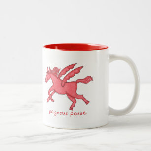 Tasse à deux tons de bande de Pegasus