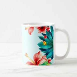 Tasse à eau tropicale gras – Palmier vibrant