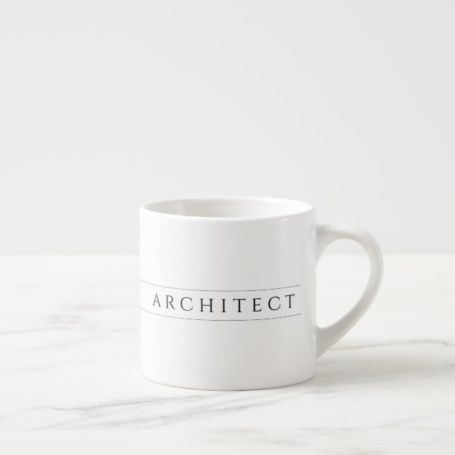 Tasse à expresso ARCHITECT / Noir (Droite)