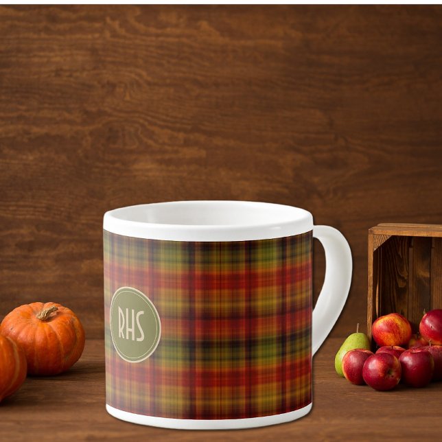 Tasse à expresso de 6oz avec motif carreauté d'aut (Créateur téléchargé)