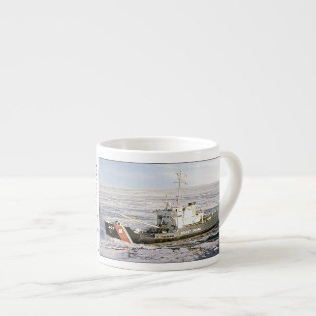 Tasse à expresso en bois (Devant droit)