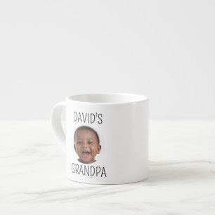 Tasse à expresso Grand-père photo Mignon bébé Davi