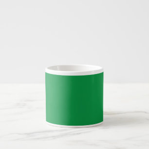 Tasse à expresso minimaliste verte   Calme moderne