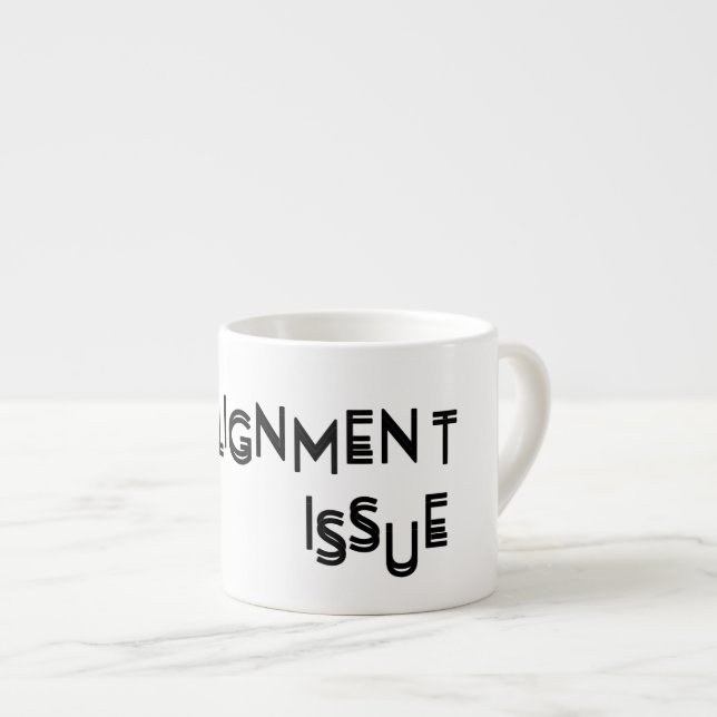 Tasse à expresso pour réinitialisation minimaliste (Devant droit)