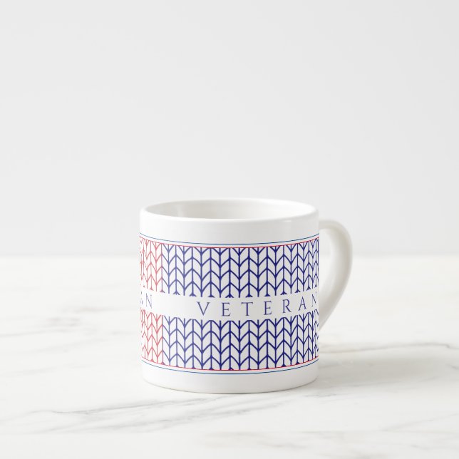 Tasse à expresso "VÉTÉRAN AMÉRICAIN" (Devant droit)
