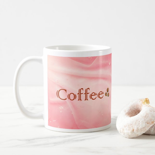 Tasse à gorgée rose (Avec donut)