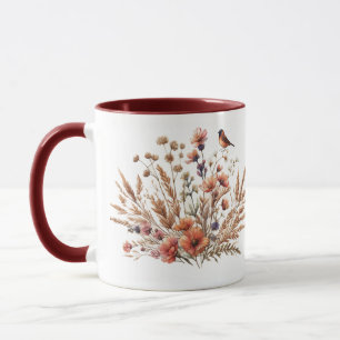 Tasse à impression florale