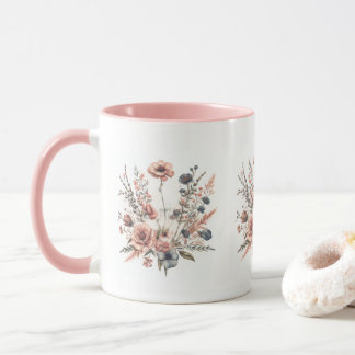 Tasse à impression florale