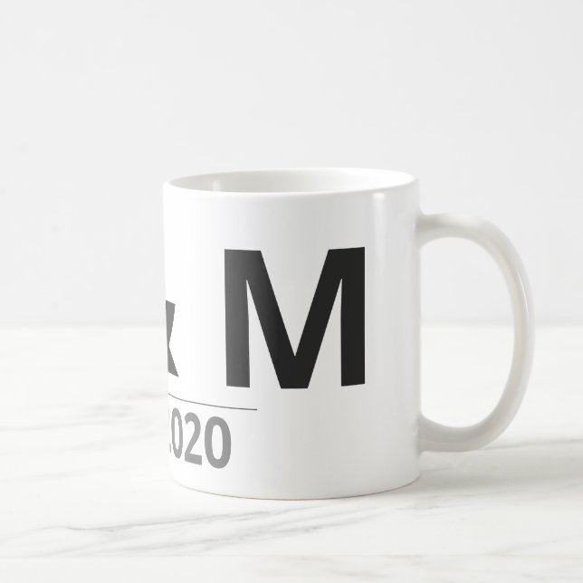 Tasse à Initiales Personnalisées – Lettres & Année (Droite)