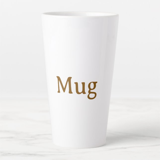 Tasse à latte (Devant)