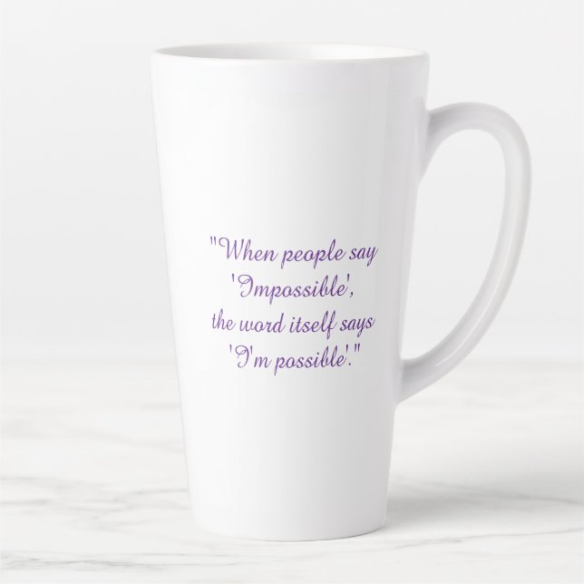 Tasse à latte (Droite)
