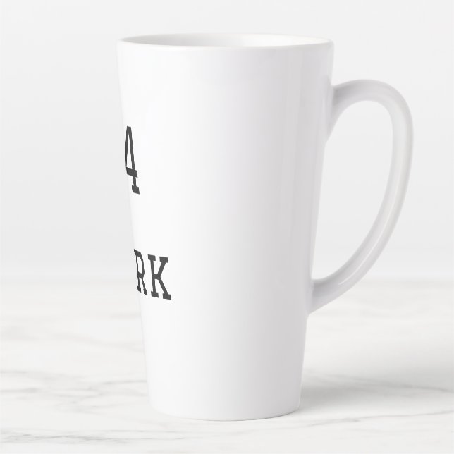 Tasse à latte (Droite)