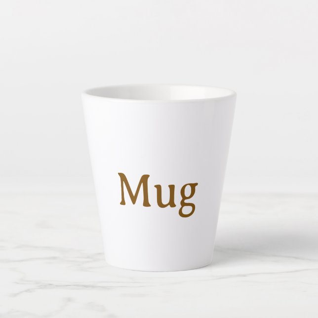 Tasse à latte (Devant)