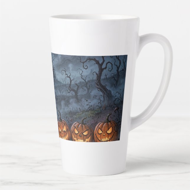 Tasse à latte avec design Halloween (Droite)