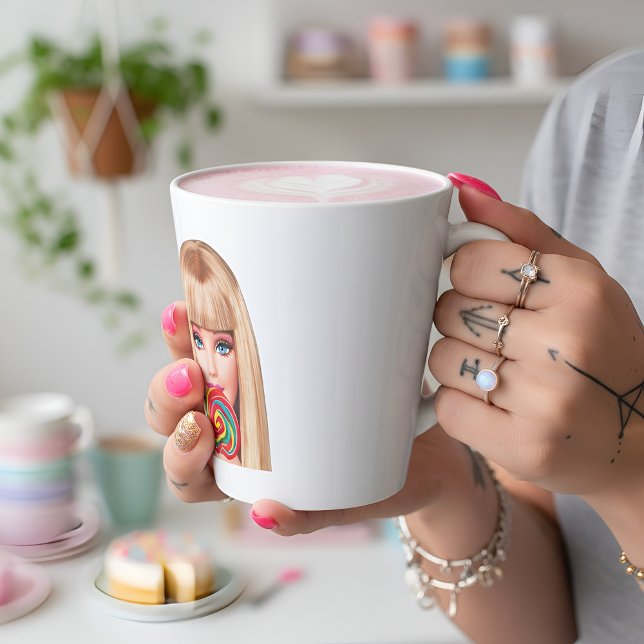 Tasse à latte Barb (Créateur téléchargé)