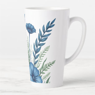 Tasse à latte botanique Vaisselle à boire bohème