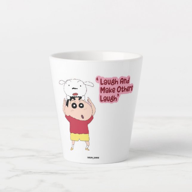 Tasse à Latte – Cadeau Parfait pour les Fans de Sh (Devant)