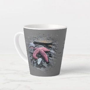 Tasse à latte de 12 oz. Étoile de mer