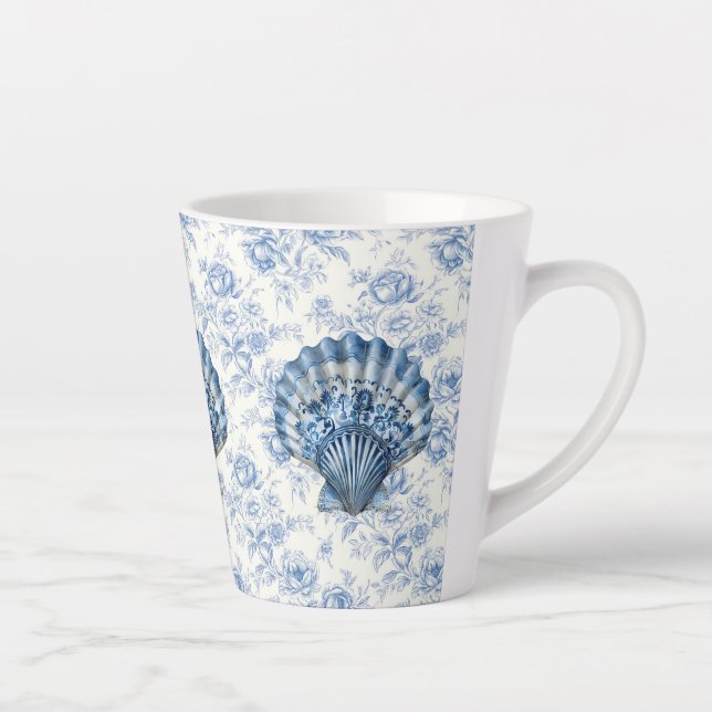 Tasse à latte en céramique petite coquille chinois (Droite)