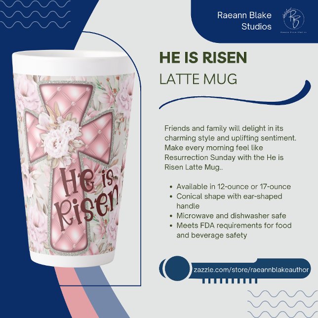 Tasse à Latte Il est Ressuscité (Créateur téléchargé)