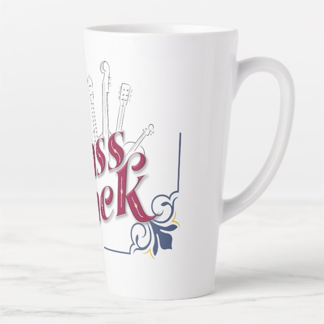 Tasse à latte isolée Grass Attack (Droite)