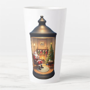 Tasse à latte - Lanterne de Noël
