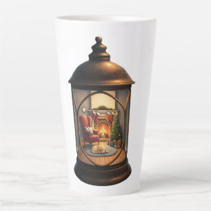 Tasse à latte - Lanterne de Noël