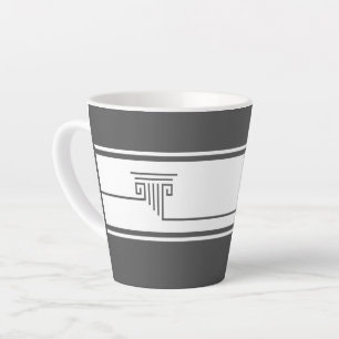Tasse à latte minimaliste élégante