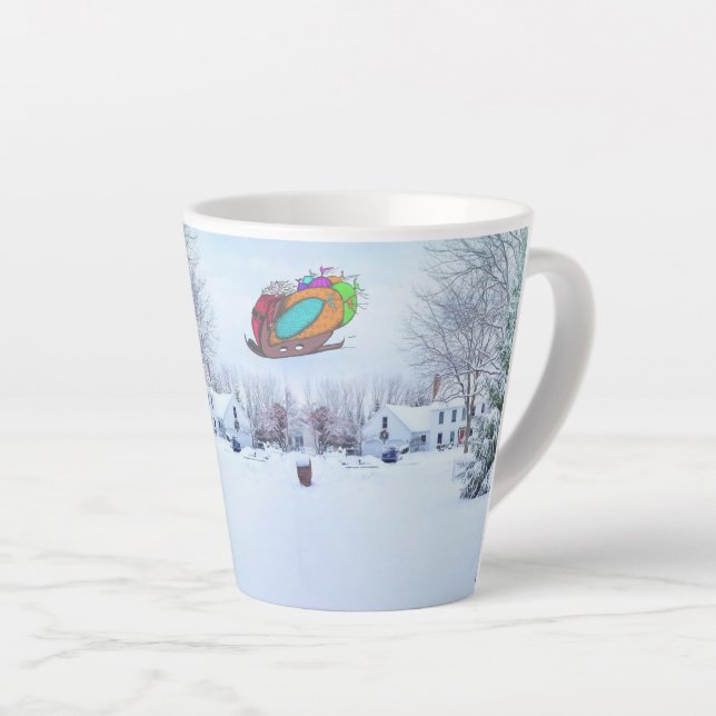 Tasse à Latte Noël (Angle droit)