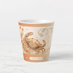 Tasse à latte petite Cancer Pimpernel Art Nouveau