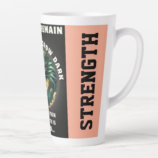 Tasse à Latte – Un Symbole de Résilience Intérieur (Droite)