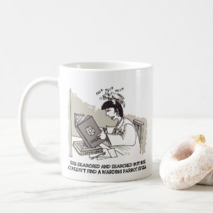 Tasse à main droite Perroquet Sorcière