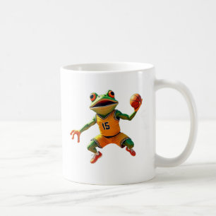 Tasse à main gauche Grenouille de basketball