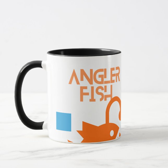Tasse à motif de baudroie - Cadeau original d'anim (Gauche)