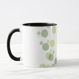 Tasse à motif de cercle abstrait