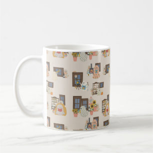 Tasse à motif de cottage fantôme fantaisiste Aut