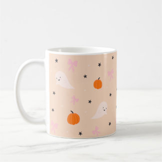 Tasse à motif de fantôme de Halloween d'automne mi