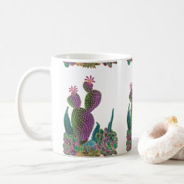 Tasse à motif de fleur de cactus de Sedona