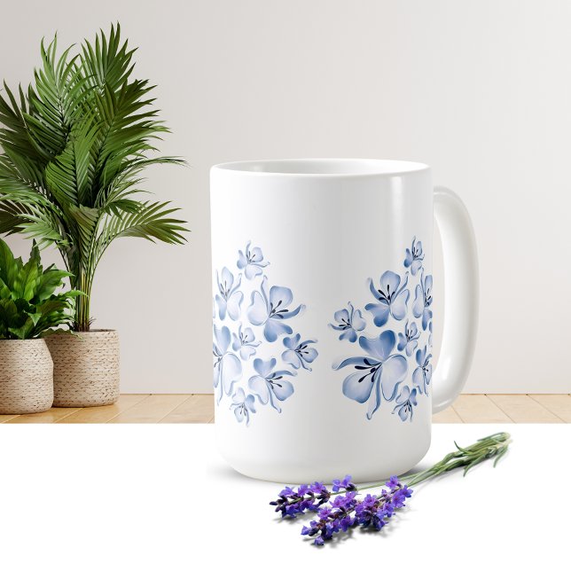 Tasse à motif de fleur simple (Créateur téléchargé)