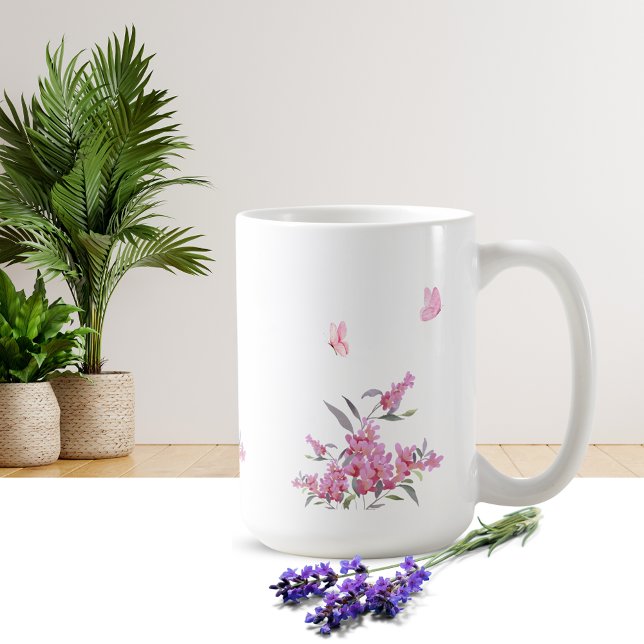 Tasse à motif de fleurs simple (Créateur téléchargé)