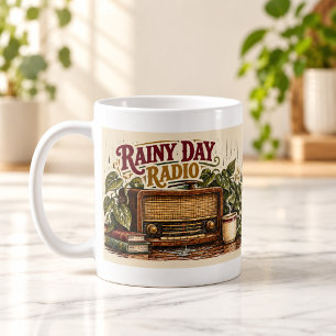 Tasse à motif de gravure sur bois vintage de la ra